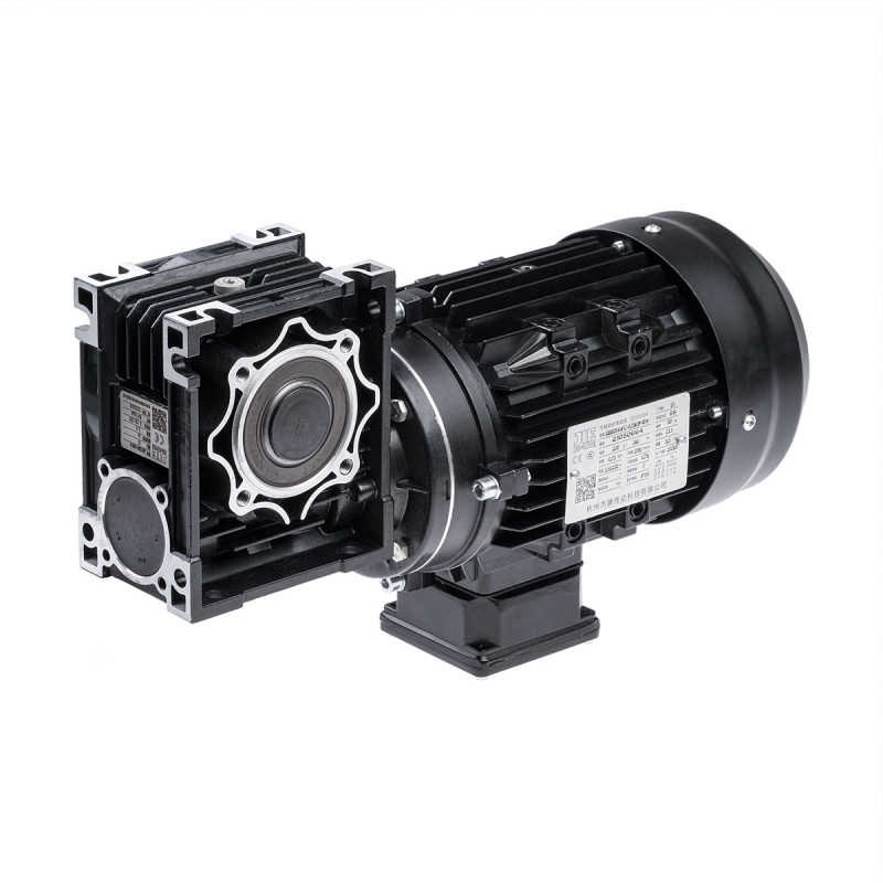 Мотор-редуктор червячный JRSTD50-15:1-80B14+DS80S4-IEC-0.75KW-B14 для сверлильно-присадочного станка